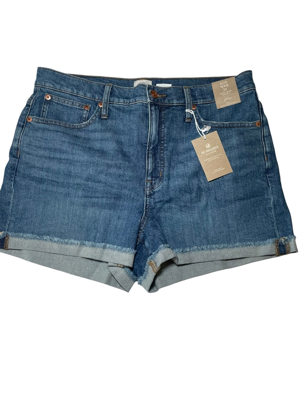 J.Crew Eco Jean High-Rise Denim Shorts NWT Size 31